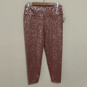 Sweaty Betty Metallic 7/8 Leggings SZ L